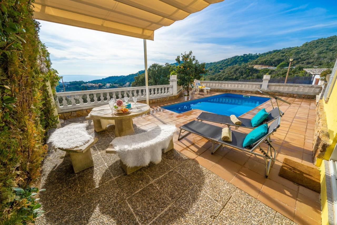 Villa Vista Lux, Piscina Privada Y Zona Exterior Con Vista Mar ตอสซาเดมาร์ ภายนอก รูปภาพ